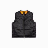 puffer vest / black