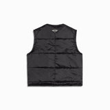 puffer vest / black