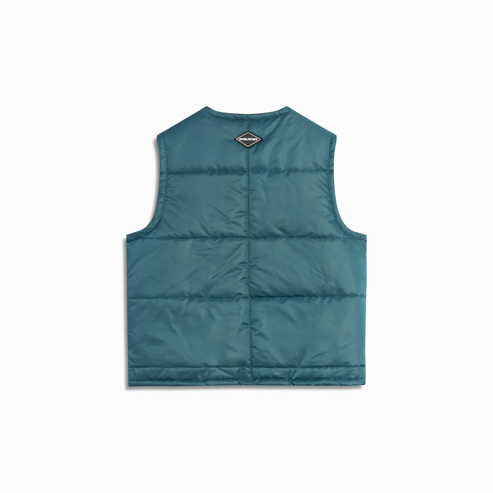 puffer vest / teal