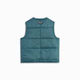 puffer vest / teal