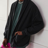 roaming cloak / washed black