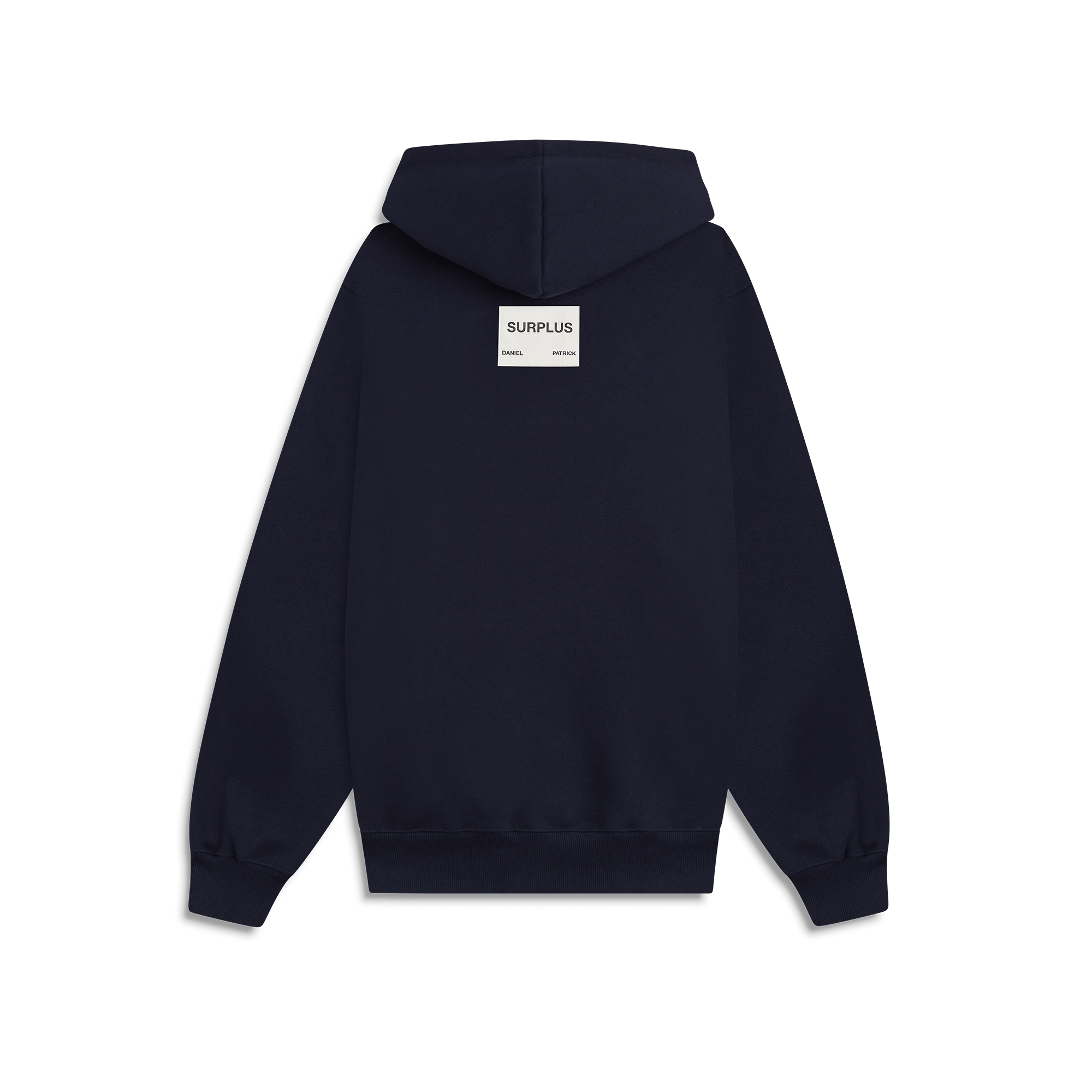 surplus logo hoodie / navy + yellow