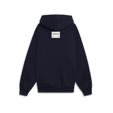 surplus logo hoodie / navy + yellow