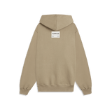 surplus logo hoodie / washed olive + black