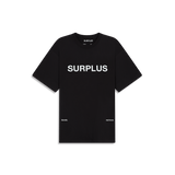 surplus logo tee / black + white