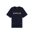 surplus logo tee / navy+ yellow