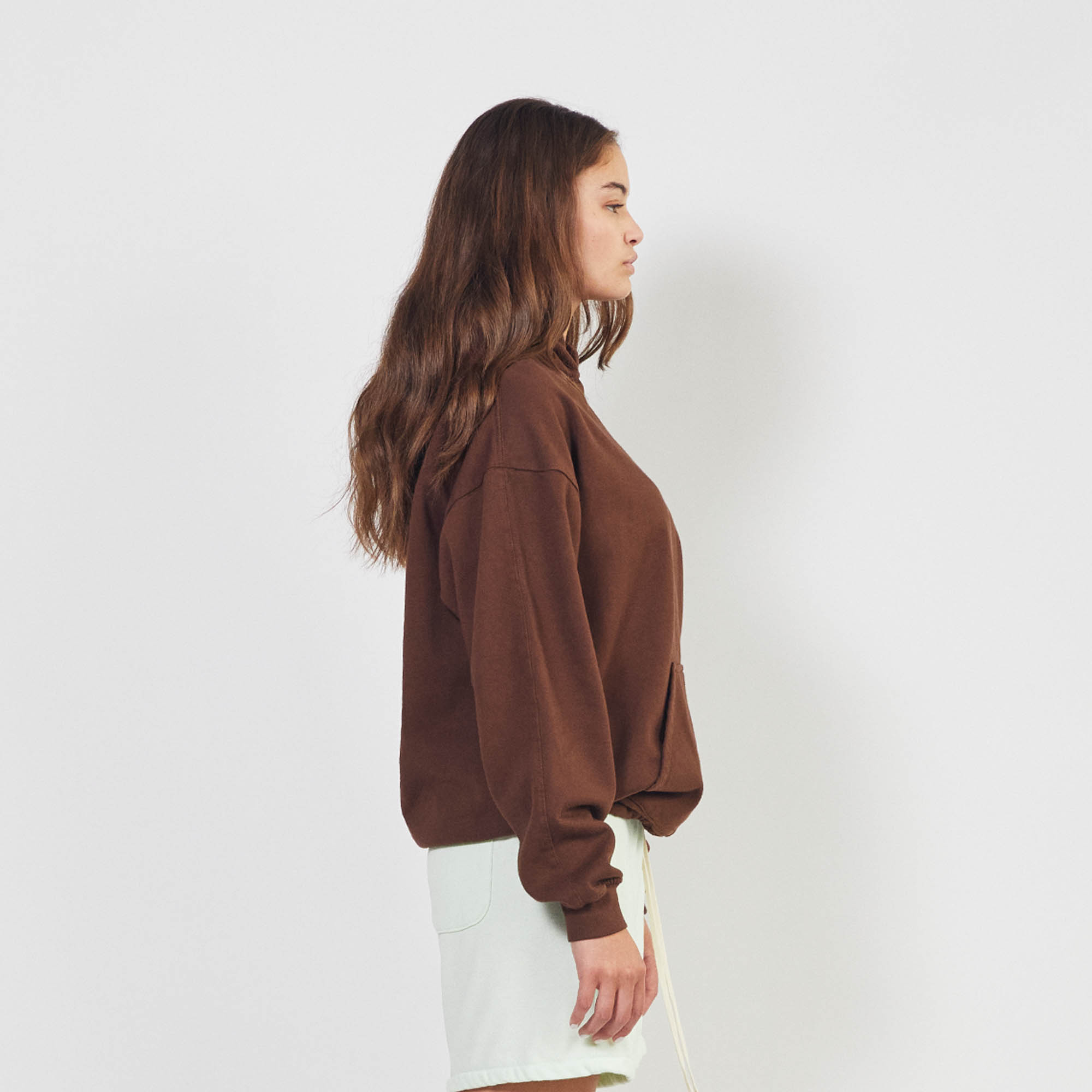 surplus hoodie / brown