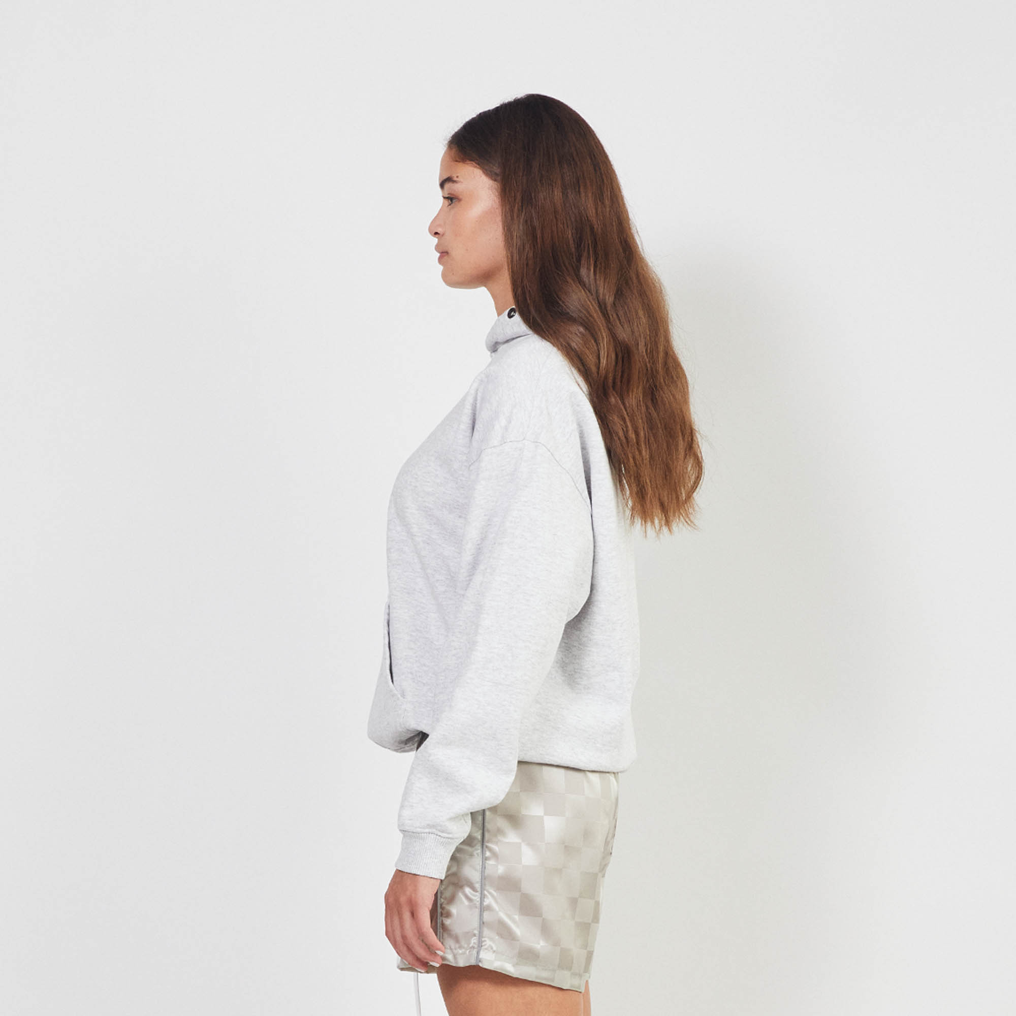 surplus hoodie / ash heather grey