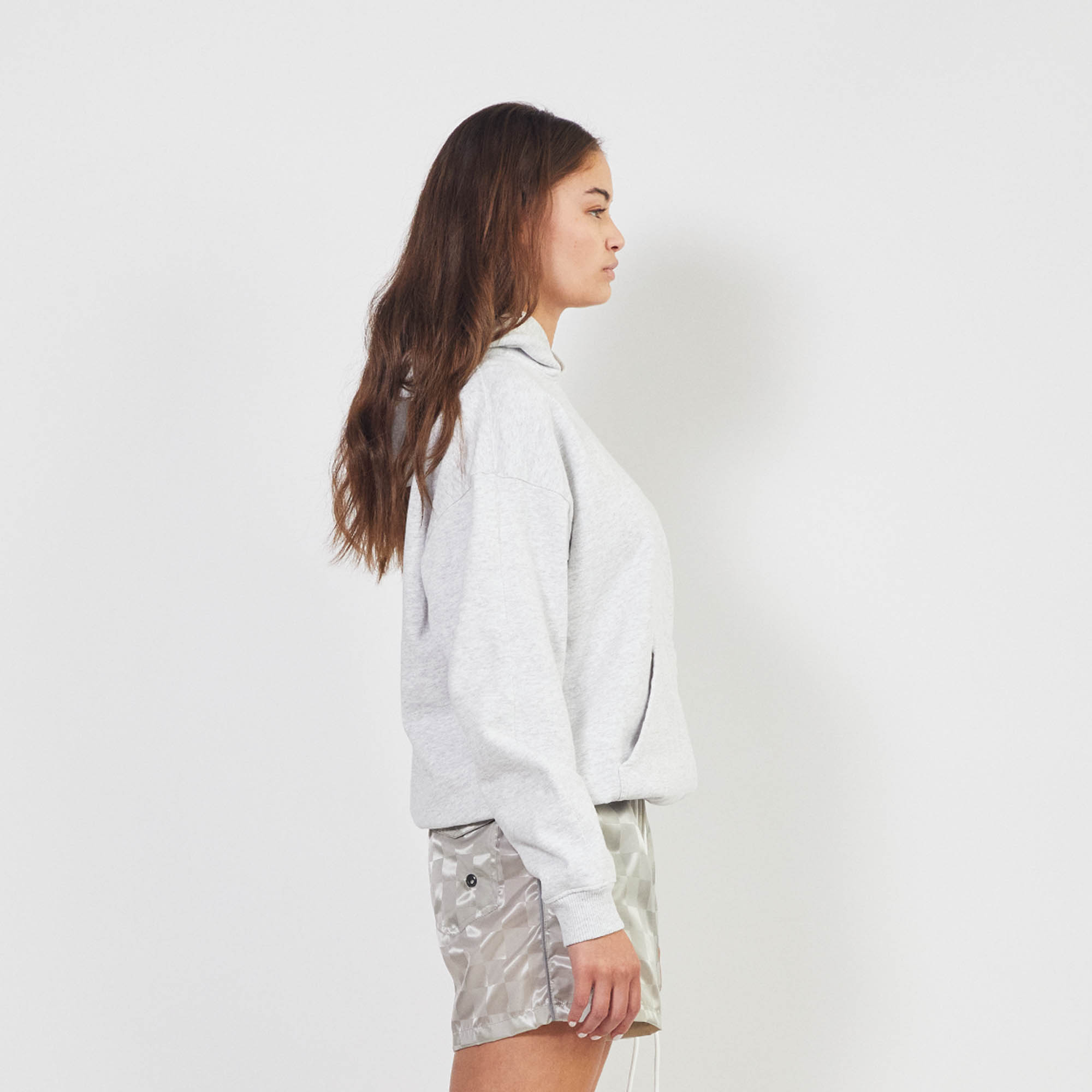 standard bungee hoodie / ash heather grey