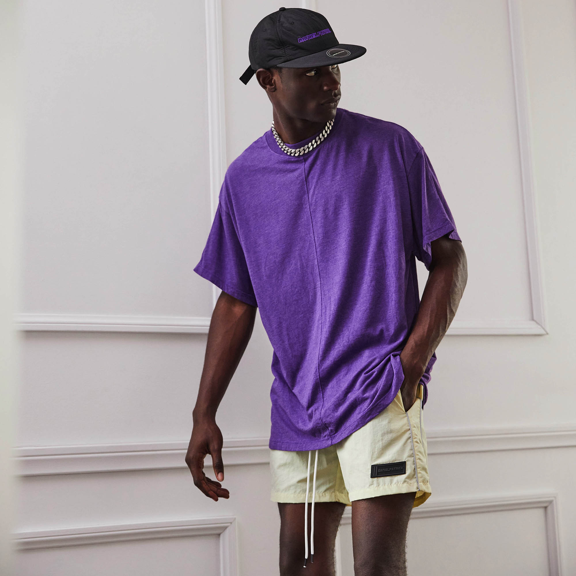 tri-blend standard tee / ultra violet heather