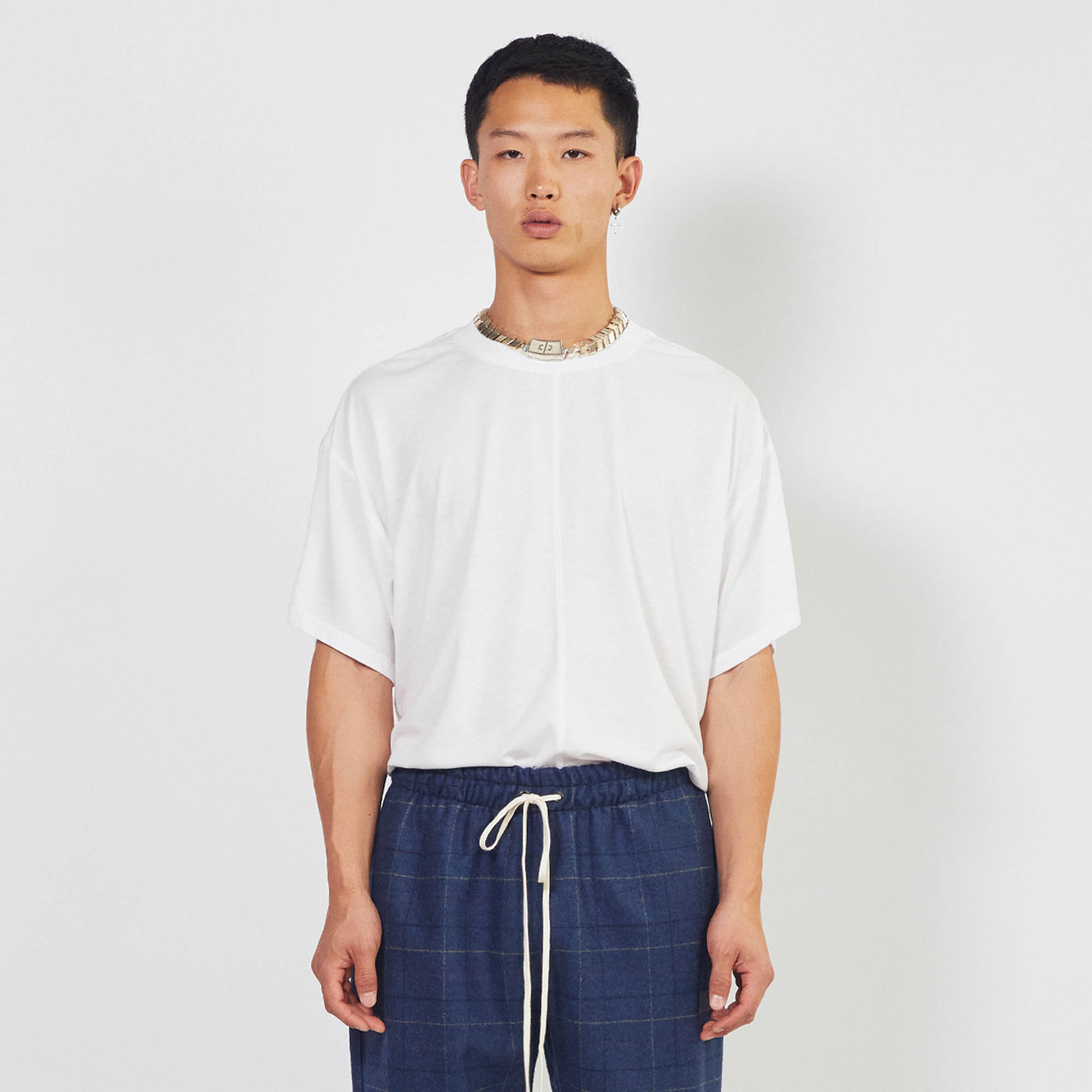 tri-blend standard tee / white