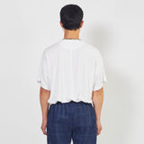 tri-blend standard tee / white