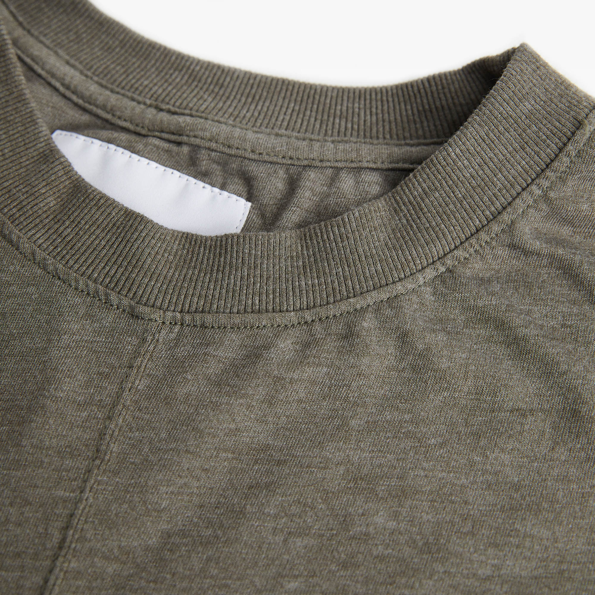 tri-blend standard tee / washed olive heather