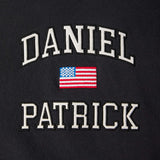 USA sweatshirt / washed black