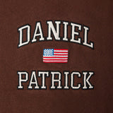 USA sweatshirt / brown