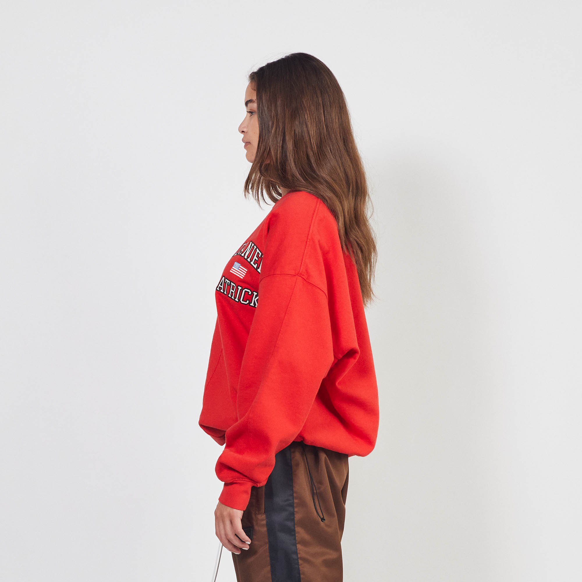 USA sweatshirt / red