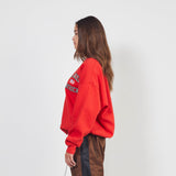 USA sweatshirt / red