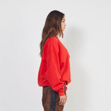 USA sweatshirt / red