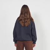 USA sweatshirt / washed black