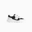 velcro panel runner / white + black + black