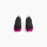 velcro panel runner / black + purple