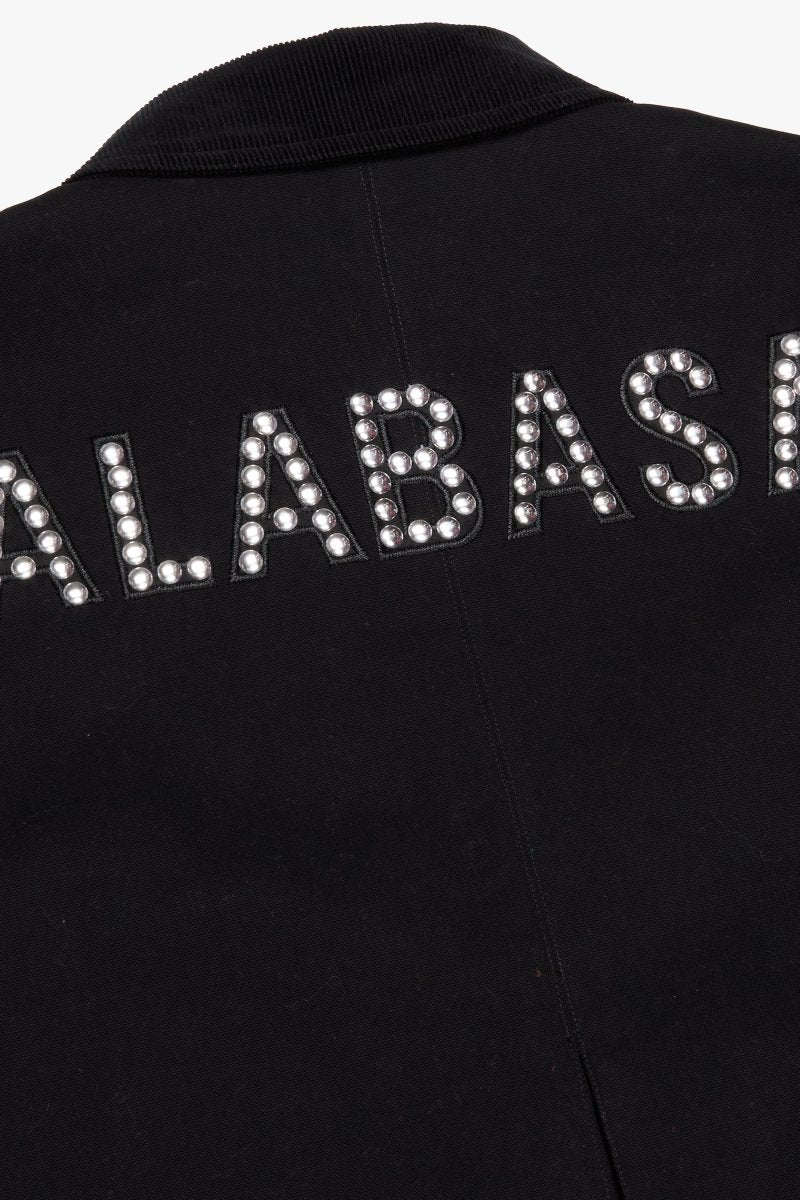 "DUSTER" TRENCH COAT BLACK