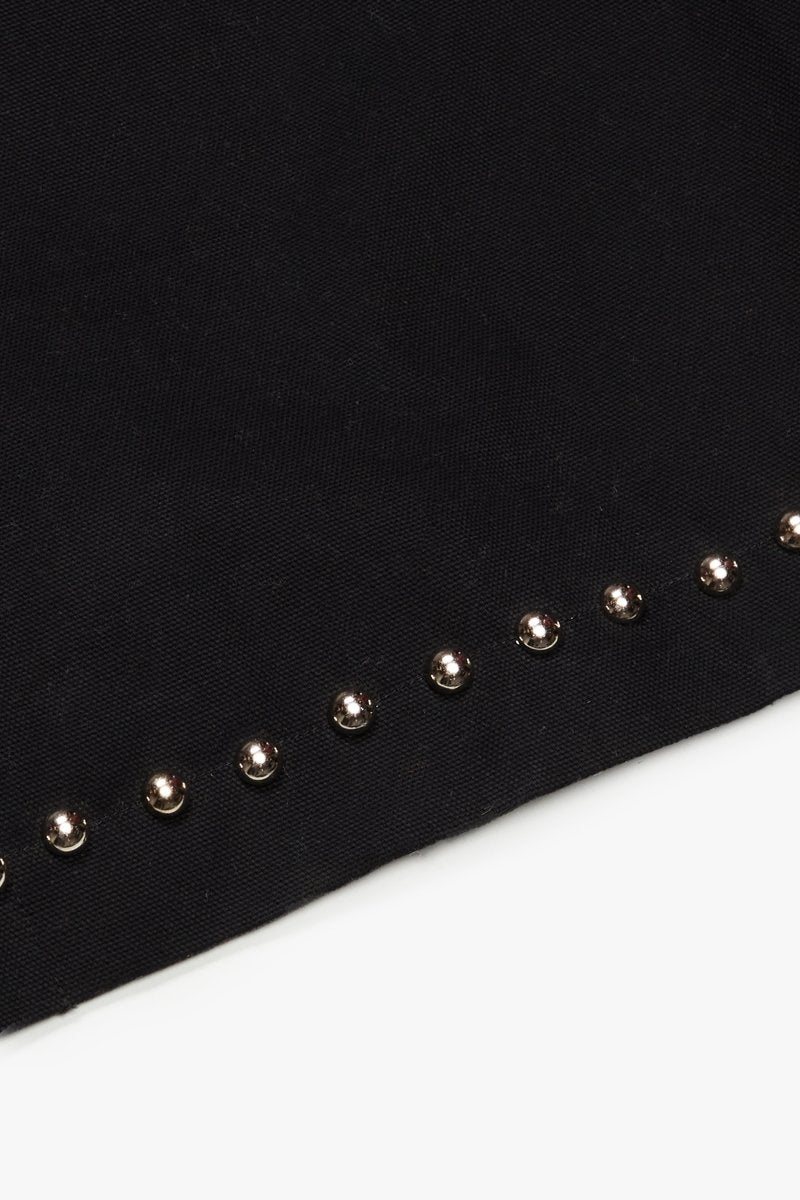 "DUSTER" TRENCH COAT BLACK