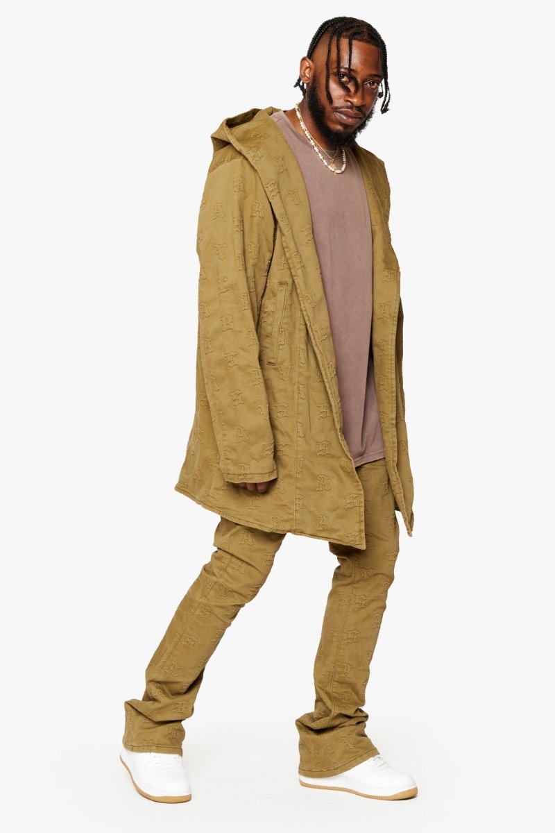 "EALDOR" TRENCH COAT GREEN