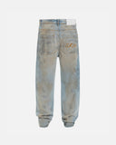 Echoes U Star Wide Jeans Washed Blue