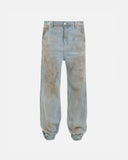 Echoes U Star Wide Jeans Washed Blue