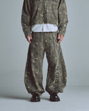 Echoes UNDRGLD Barrel Jeans Forest Pattern