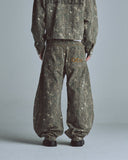 Echoes UNDRGLD Barrel Jeans Forest Pattern