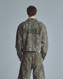 Echoes UNDRGLD Zip Up Jacket Forest Pattern