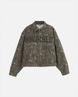 Echoes UNDRGLD Zip Up Jacket Forest Pattern