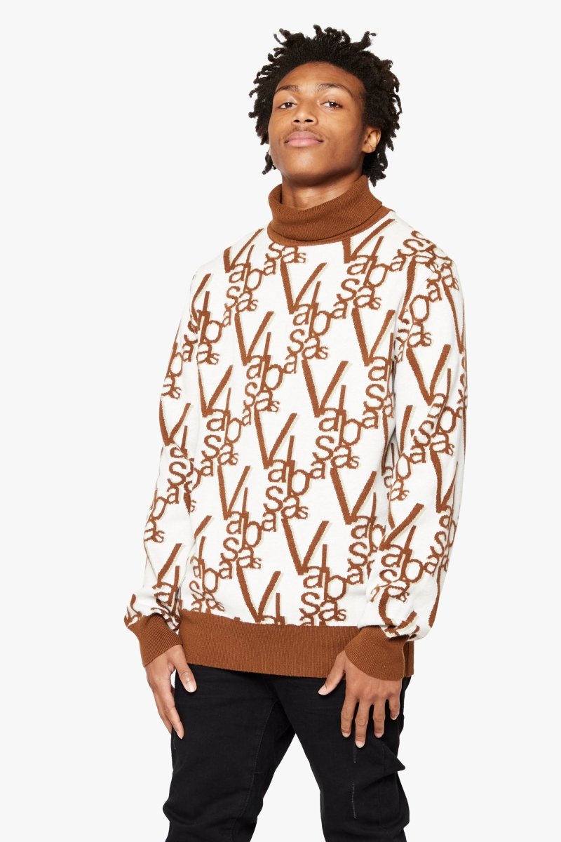 "ELYSIAN" TURTLE NECK CARAMEL