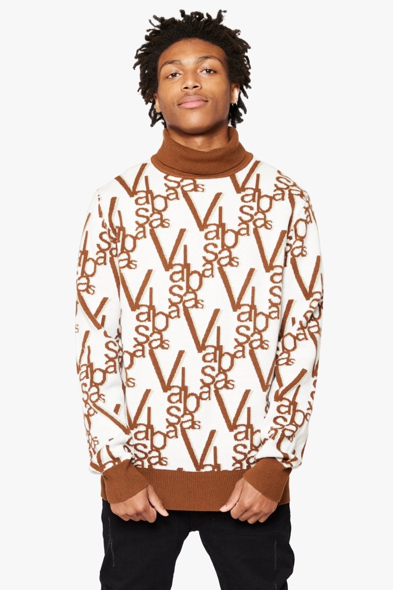"ELYSIAN" TURTLE NECK CARAMEL