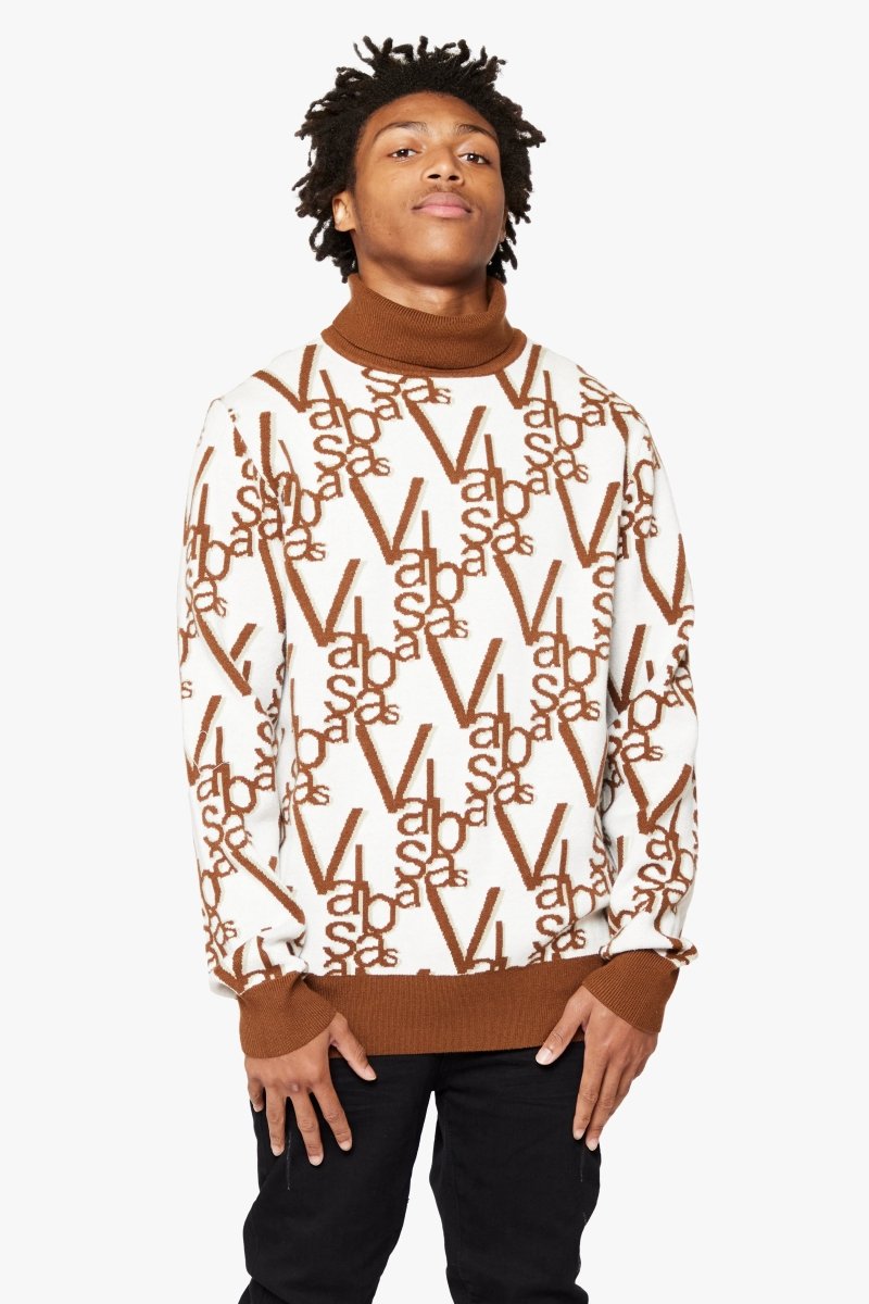 "ELYSIAN" TURTLE NECK CARAMEL