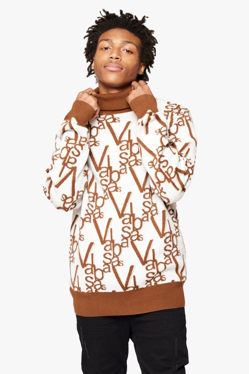 "ELYSIAN" TURTLE NECK CARAMEL