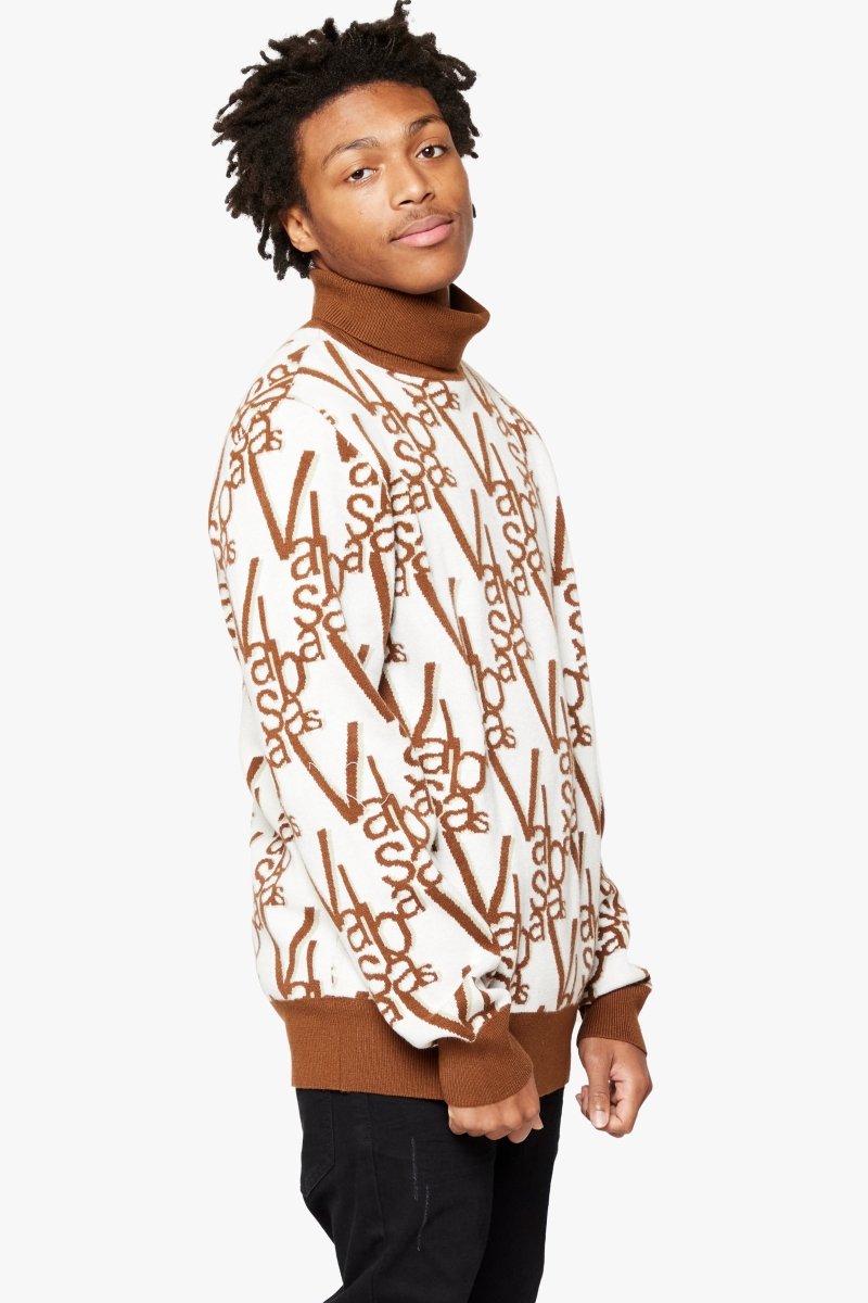 "ELYSIAN" TURTLE NECK CARAMEL