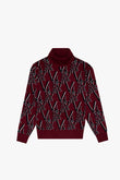 "ELYSIAN" TURTLE NECK CRIMSON NOIR