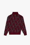 "ELYSIAN" TURTLE NECK CRIMSON NOIR
