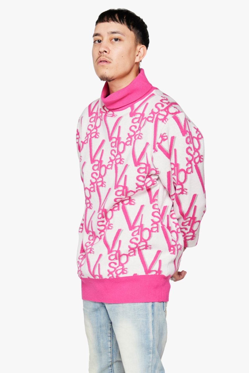 "ELYSIAN" TURTLE NECK DAHLIA PINK