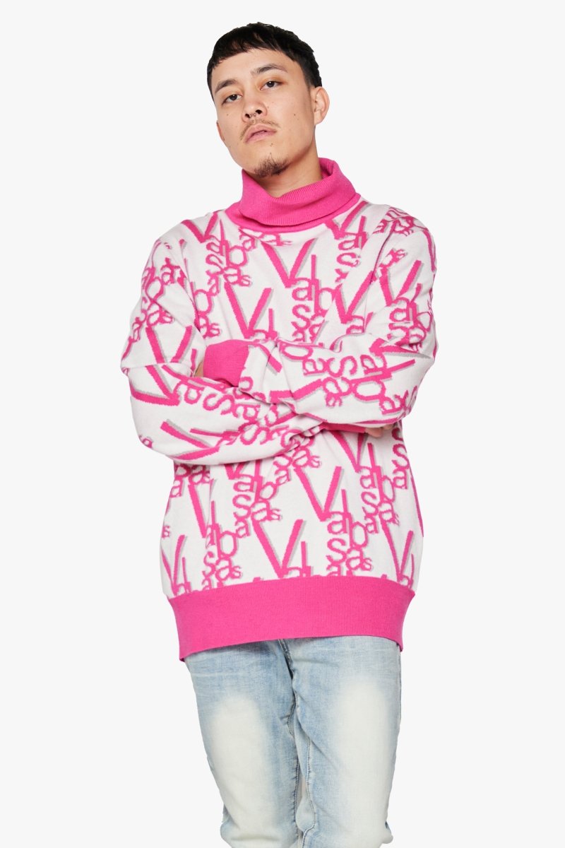 "ELYSIAN" TURTLE NECK DAHLIA PINK