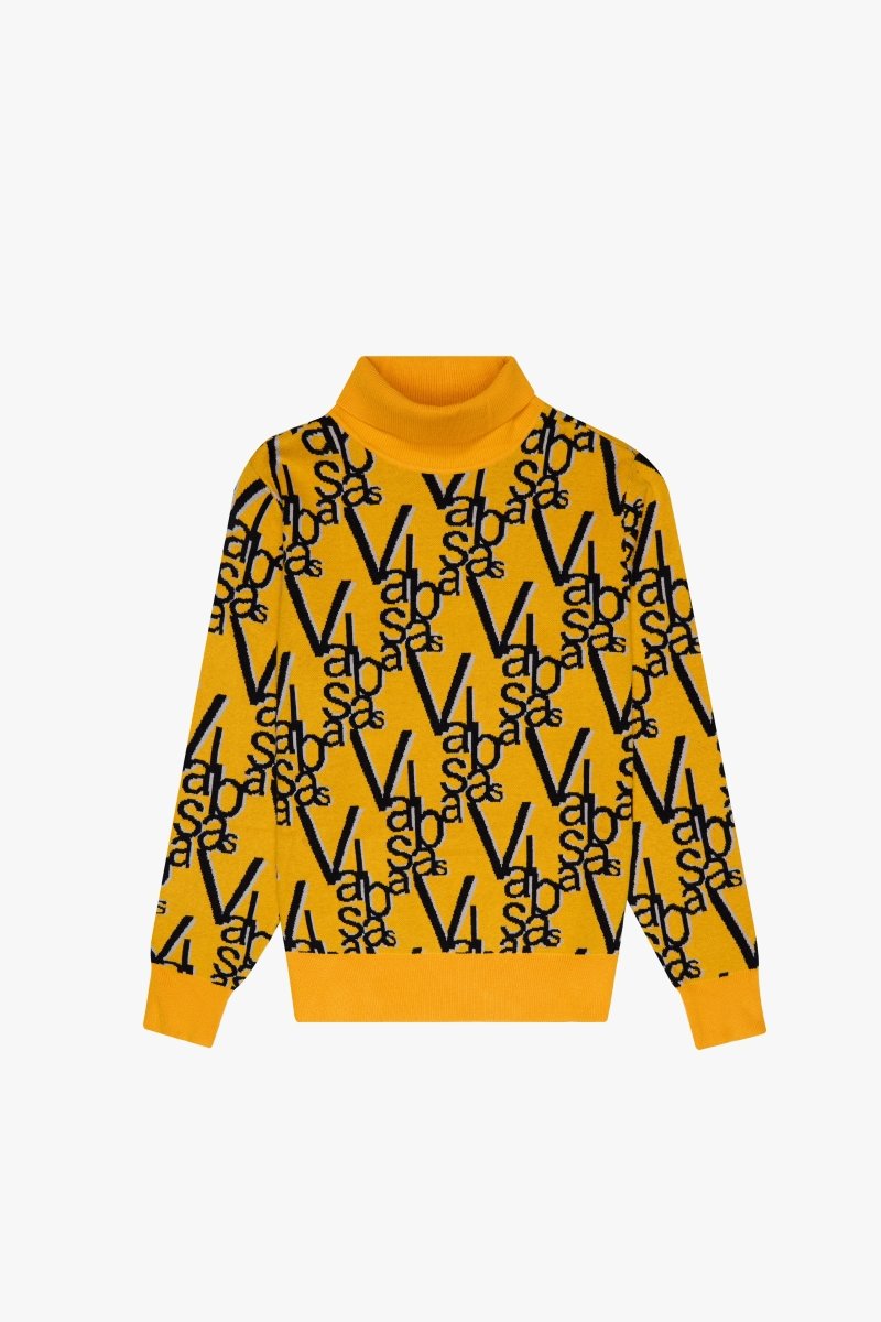 "ELYSIAN" TURTLE NECK EMBER ORANGE