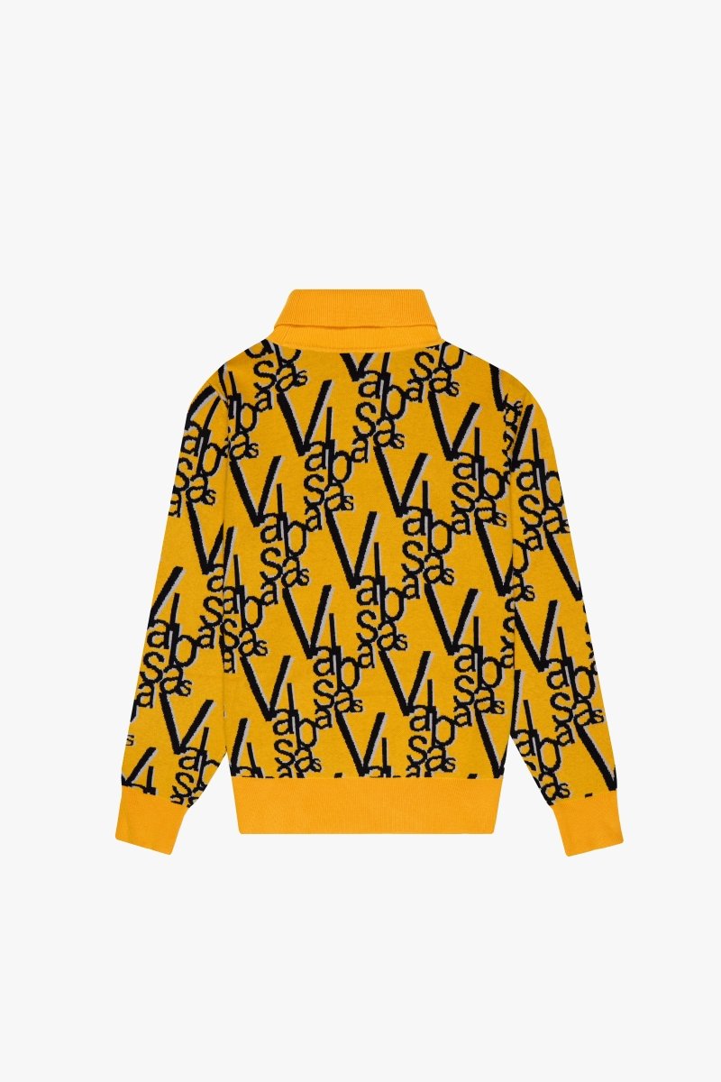 "ELYSIAN" TURTLE NECK EMBER ORANGE