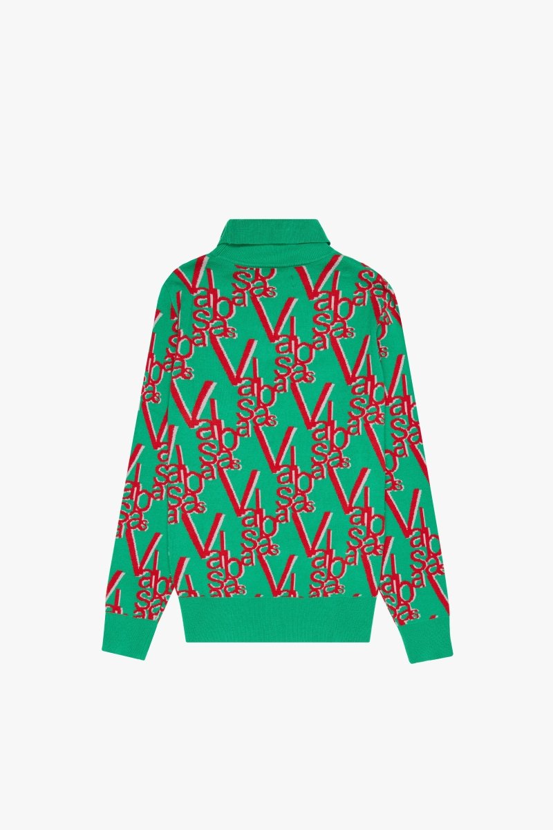 "ELYSIAN" TURTLE NECK HOLIDAY EVER GREEN