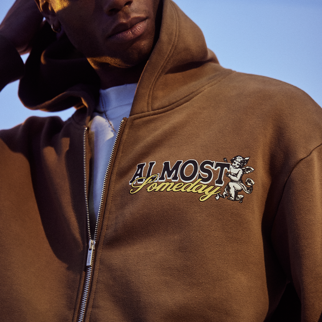 Endless ZipUp Hoodie (Sun Fade Brown)