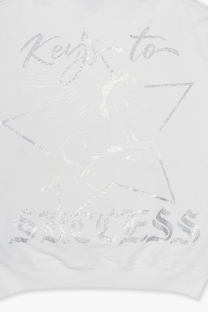 "EQUUS" HOODIE WHITE