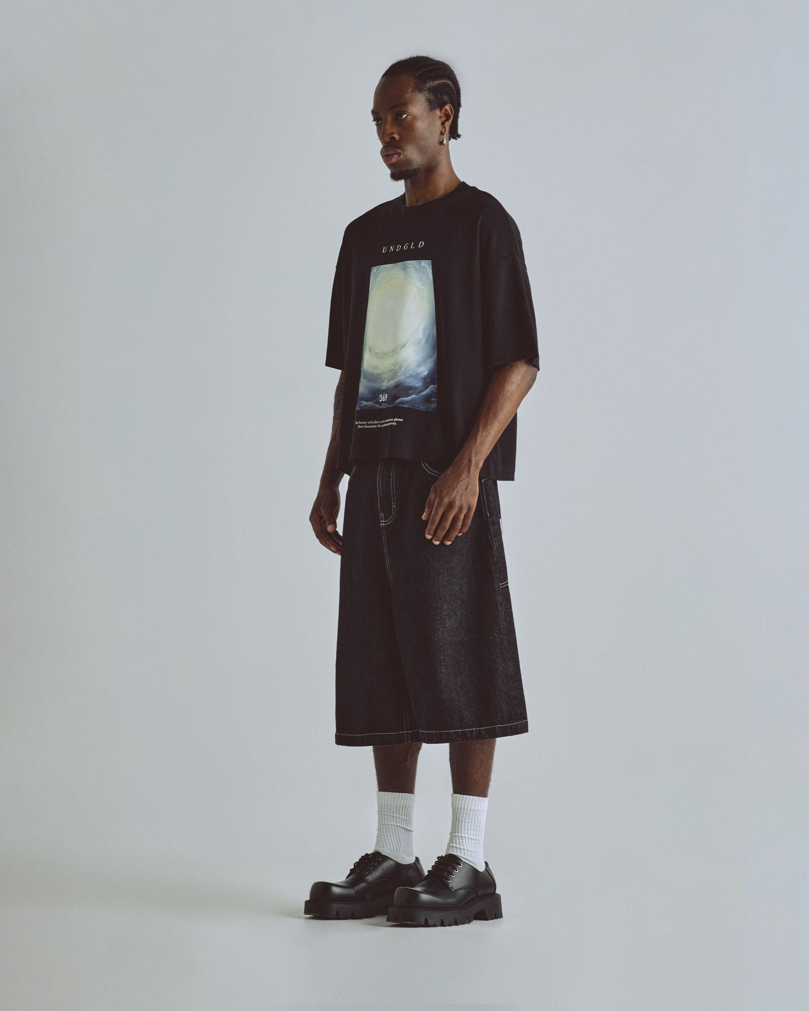 Eternal Tunnel Boxy Fit Tshirt Black