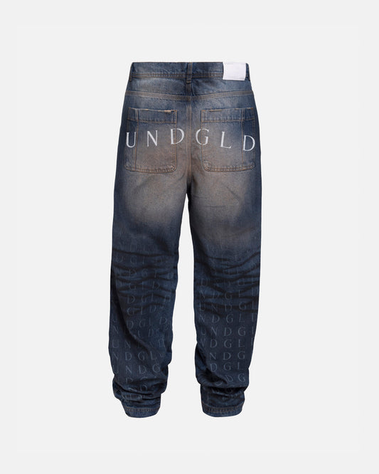 Eternal UNDGLD Wide Jean Polluted Blue